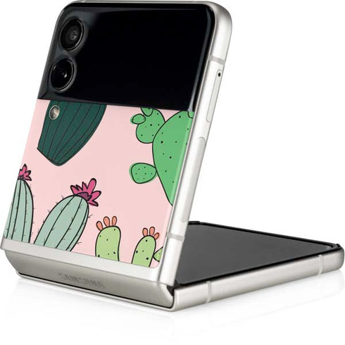 Cactus Print Galaxy Z Flip3 5G Skin